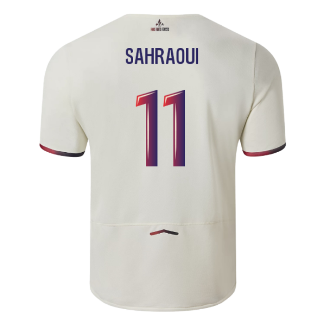 2025-2026 Lille Away Shirt (Sahraoui 11)-PitchVibe Kits